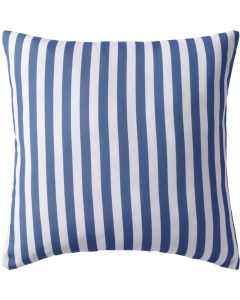 vidaXL Buitenkussens 45x45 cm gestreept marineblauw 4 st