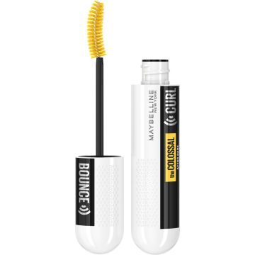 Maybelline New York Colossal Curl Bounce After Dark Mascara Zwart Mega Volume Mascara 10 ml