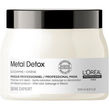 L’Oréal Professionnel Metal Detox Masker - Beschermt tegen haarbreuk en kleurverandering – Serie Expert – 500ml