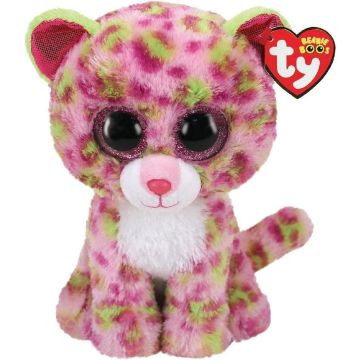 Ty - Knuffel - Beanie Buddy - Lainey Leopard - 24cm