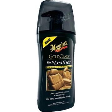 Meguiar's Gold Class Rich Leather Cleaner &amp; Conditioner - Leerreiniger - 500 ml - extra bescherming