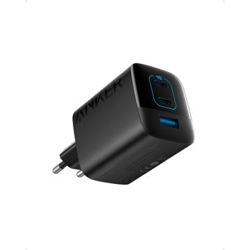 Anker 336 (67W) Fast Charger 3-Poorts USB-A en USB-C Adapter Zwart