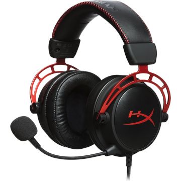 HyperX Cloud Alpha Pro Gaming Headset - PC, PS4, PS5, Xbox One &amp; Xbox Series - Zwart/Rood