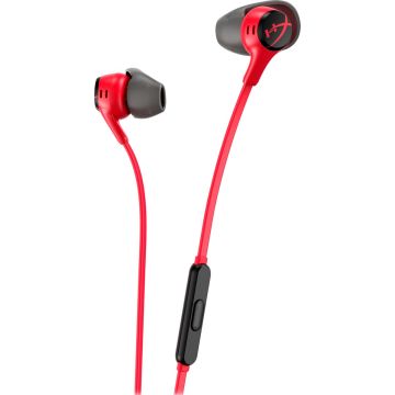 HyperX Cloud Earbuds II - Gaming Earbuds met Microfoon - Rood - PC/PlayStation/Xbox/Nintendo Switch/Mobile