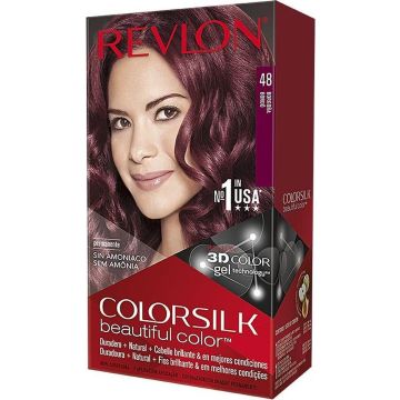 Haarkleur Zonder Ammoniak Colorsilk Revlon Bordeaux rood