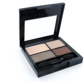 Revlon 16H ColorStay Quad - 500 Addictive - Bruin - Oogschaduw