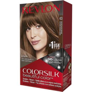 Haarkleur Zonder Ammoniak Colorsilk Revlon Goudbruin