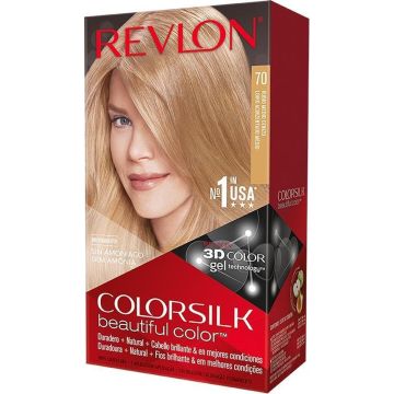 Revlon - Colorsilk Tinte 70-Rubio Medio Ceniza