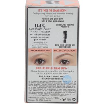 Benefit Gimme Brow+ &amp; Go Brow Volumizing Fiber Gel Set 6 gr