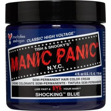 Manic Panic Semi permanente haarverf Shocking Blue Classic Blauw