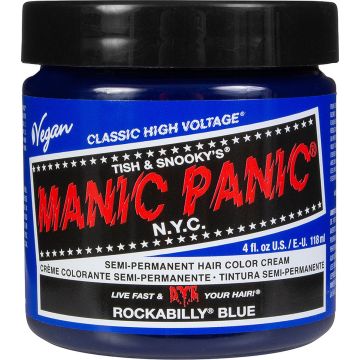 Manic Panic Semi permanente haarverf Rockabilly Blue Classic Blauw