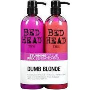 Tigi Duo Verpakking Bed Head Dumb Blonde 750ml Shampoo + 750ml Cr�mespoeling