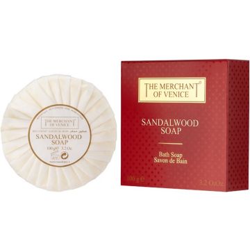 The Merchant Of Venice Sandalwood Stuk zeep 100 g 1 stuk(s)