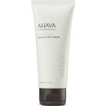 AHAVA Mineraal voetcrème – Voedt en hydrateert de droge zool – Voorkomt scheuren en irritaties – Biedt zachtheid en comfort – VEGAN – Alcohol- en parabenenvrij – 100ml