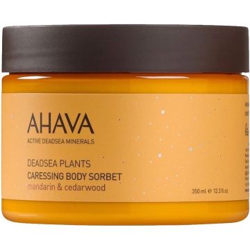 AHAVA Lichaamssorbet - Hydrateert en verfrist - Verbetert de soepelheid - Omhult met energieke sensatie - Mandarijn cederhout - VEGAN – Alcohol- en parabenenvrij - 350ml