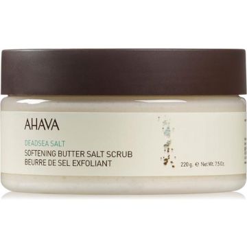 AHAVA Dode Zeezout scrub - Maakt de huid glad en zacht - Laat de huid herleven - VEGAN - Alcohol- en parabenenvrij - 220g