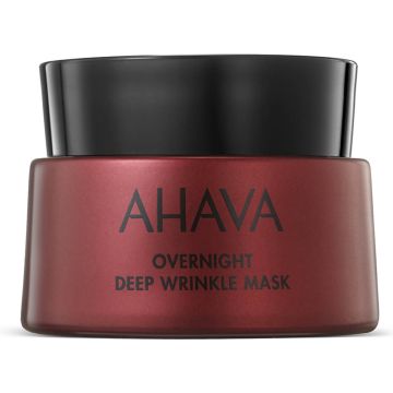 AHAVA Rimpel Nachtmasker – Verminderd Rimpels – Hydrateerd de huid – Hersteld de natuulijke herstelvermogen van de huid – VEGAN – Alcohol- en parabenenvrij – 50ml