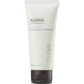 AHAVA Verfrissende reinigingsgel – Verwijderd make-up, vuil en onzuiverheden – Toont en verfrist – Droogt de huid niet uit – VEGAN – Alcohol- en parabenenvrij – 100ml