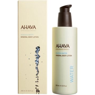 AHAVA Mineraal bodylotion – Biedt de hele dag hydratatie – Verfijnt de huidtextuur – Anti Uitdroging – VEGAN – Alcohol- en parabenenvrij – 250ml