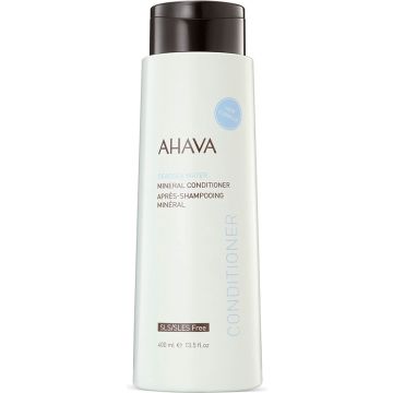 AHAVA Mineraal conditioner – Verzacht het haar en de hoofhuid – Geeft glans en maakt het haar zijdezacht – Makkelijk kammen – Voorkomt haarbreuken – VEGAN – Alcohol- en parabenenvrij – 400ml