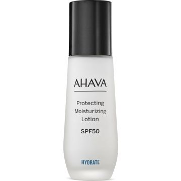 AHAVA Beschermende Lotion - Hydrateert en voedt de huid - Beschermt tegen UVA/B-straling - Anti-rimpel - SPF50 - VEGAN - Alcohol- en parabenenvrij - 50ml