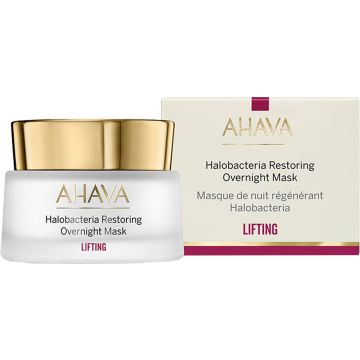 AHAVA Halobacteria masker - Herstelt de huid overnacht - Anti-rimpel - VEGAN - Alcohol- en parabenenvrij - 50ml