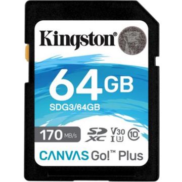 SD-geheugenkaart Kingston SDG3/64GB 64GB