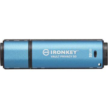 IronKey Vault Privacy 50 - secure USB flash drive 32 GB - Blauw