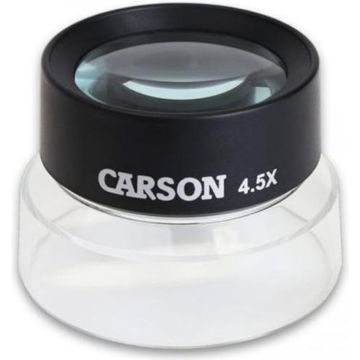 Carson Opzetloep Ll-55 4,5x - 75mm Glas/acryl Zwart/transparant