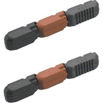 Kool-stop Remblokrubbers Tectonic V-brake 72 X 12 Mm Zw/br 2 Stuks