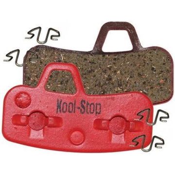 Kool-stop Schijfremblokset D241 Hayes Stroker 2 Stuks Rood