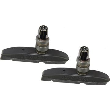 Kool-stop Remblokken Supra 2 V-brake 66,5 X 9,1 Mm Z.grijs 2 Stuks