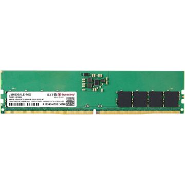 Transcend JetRam JM4800ALE-16G, 16 GB, 1 x 16 GB, DDR5, 4800 MHz, 288-pin DIMM