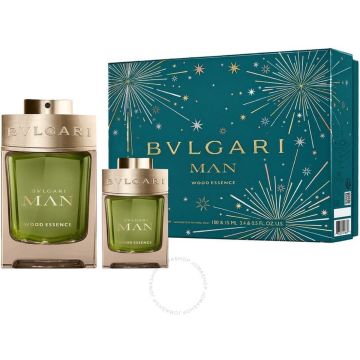 Bvlgari Man Wood Essence Giftset - 100 ml eau de parfum spray - 15 ml eau de parfum spray - cadeauset voor heren