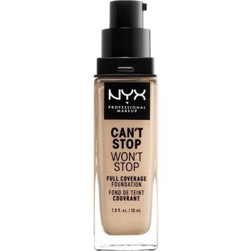 NYX Professional Makeup Can't Stop Won't Stop Full Coverage Foundation - Nude - Foundation - 30 ml