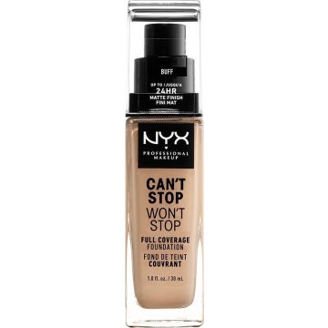 NYX Professional Makeup Can't Stop Won't Stop Full Coverage Foundation - Buff - Foundation - 30 ml