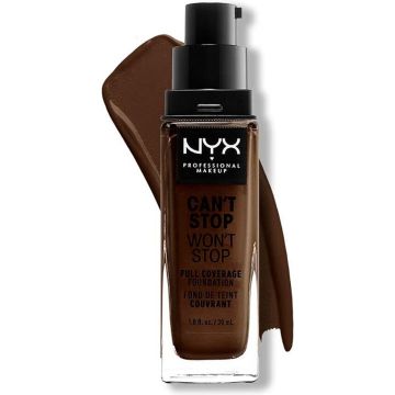 Crème Make-up Basis NYX Can't Stop Won't Stop Deep Ebony 30 ml