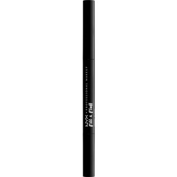 NYX Professional Makeup Fill &amp; Fluff Eyebrow Pomade Pencil - Black - Wenkbrauw potlood - 0,2 g