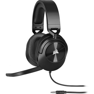 Corsair HS55 Stereo Gaming Headset - 3.5mm Jack - Carbon - PS5/PS4, Xbox Series X|S, PC, &amp; Nintendo Switch