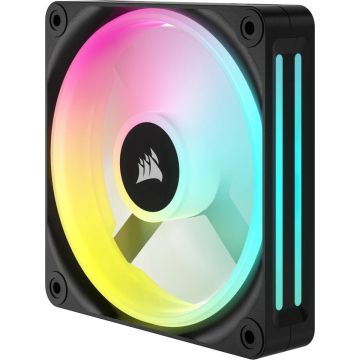 CORSAIR QX120 RGB Expansion Kit - Ventilatorhuis - 1-pack - 3x QX120 RGB PMW Fans - 1x iCUE LINK-hub - wit