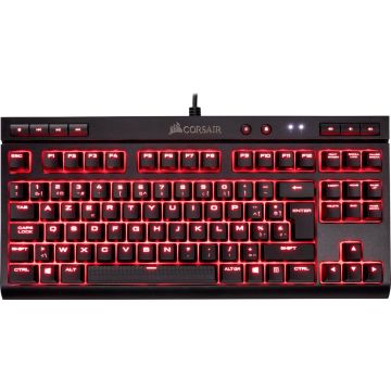 Corsair K63 - Compact Mechanisch Gaming Toetsenbord - Azerty BE - Cherry MX Red