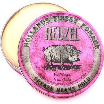 Reuzel Pig Pink Grease Heavy Hold Haarwax - 113g