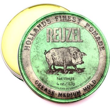 Reuzel Green Grease Medium Hold Haarwax - 113 gram