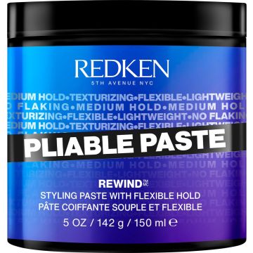 Redken Pliable Paste Texture – Restylbare styling paste met een flexibele hold – 150 ml