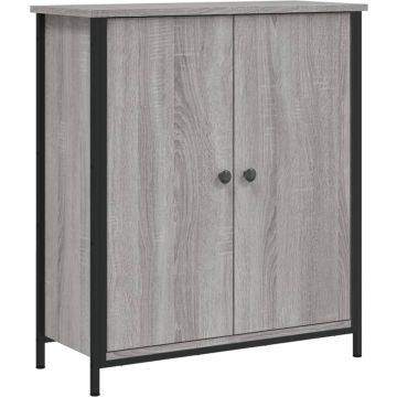 vidaXL-Dressoir-70x30x80-cm-bewerkt-hout-grijs-sonoma