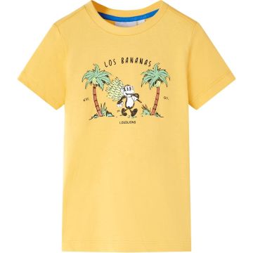 vidaXL-Kindershirt-apenprint-140-lichtokerkleurig