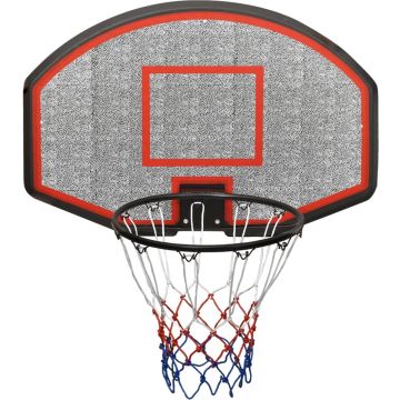 VDXL Basketbalbord 90x60x2 cm polyetheen zwart