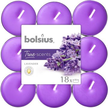 Bolsius True Scents theelichten lavendel (18st)