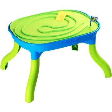 vidaXL Zand/watertafel voor kinderen 3-in-1 67,5x52x38 cm polypropeen