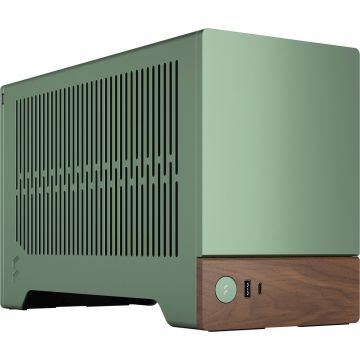 Fractal Design Terra - Small Form Factor (SFF) - Groen - Mini-ITX - Aluminium - Hout